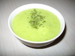 Velout� de courgettes